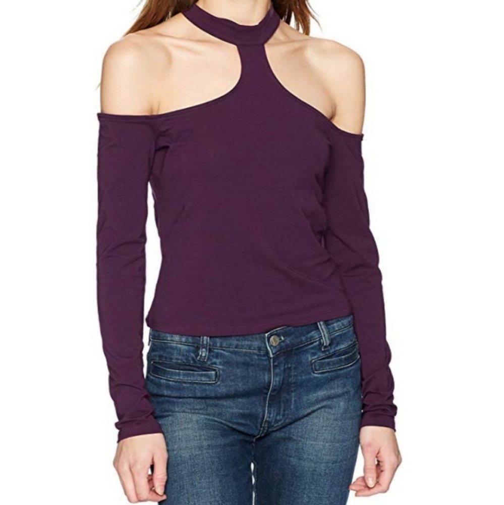 Guess Cold Shoulder Top Size Small